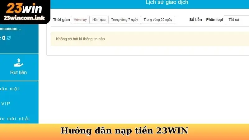 Cách nạp tiền 23WIN và nhận những ưu đãi lần đầu cực khủng 4 Hướng Dẫn Nạp Rút Tiền Tại 23win